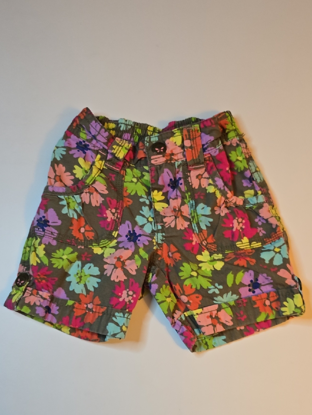 Cherokee Floral Cargo Shorts